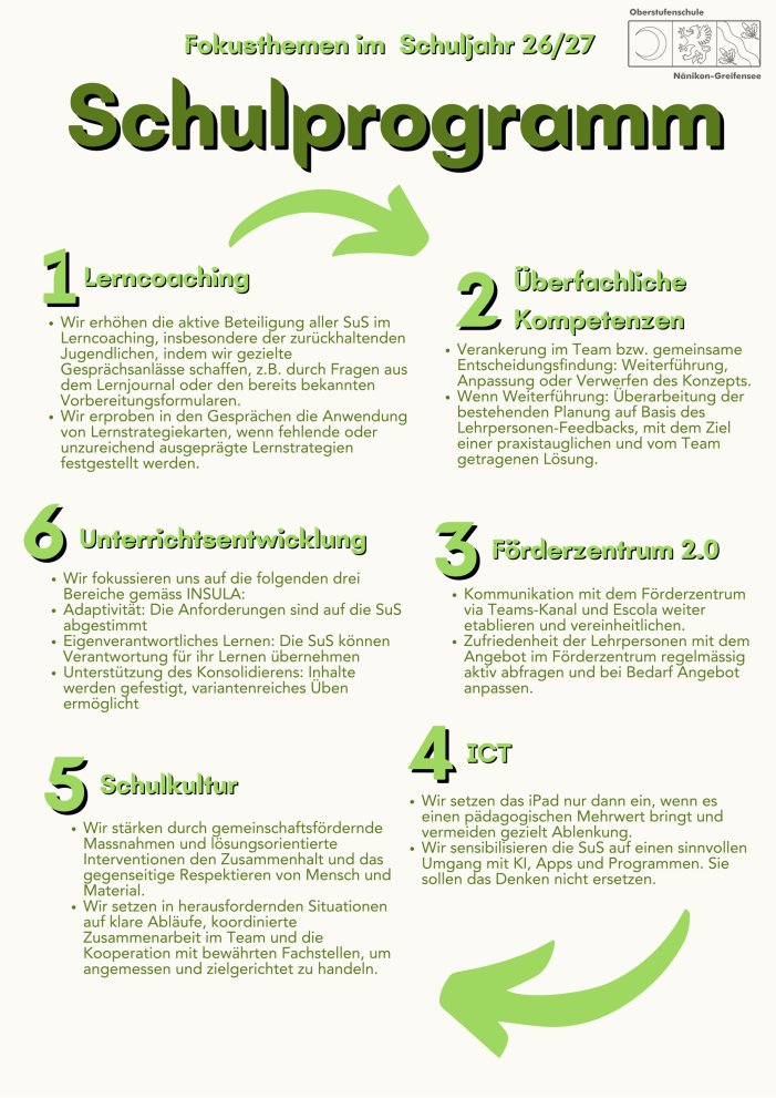 Schulprogramm